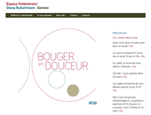 Tablet Screenshot of espace-feldenkrais.ch